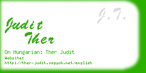 judit ther business card